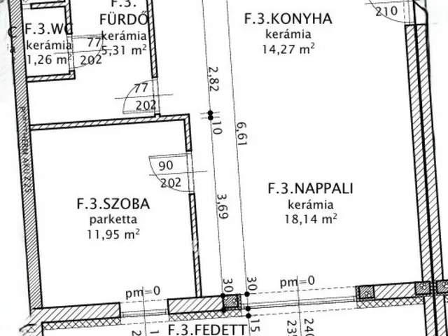 Eladó lakás Jánossomorja 57 nm