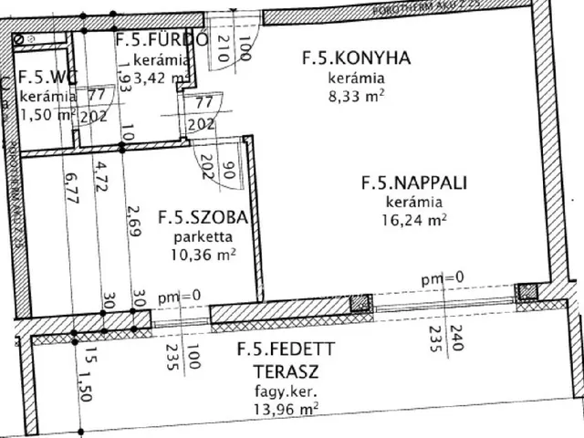 Eladó lakás Jánossomorja, Mosonszentpéter 46 nm