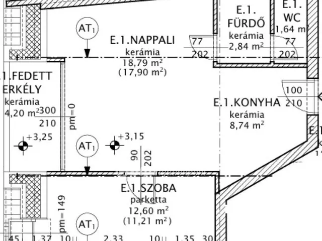 Eladó lakás Jánossomorja, Mosonszentpéter 44 nm
