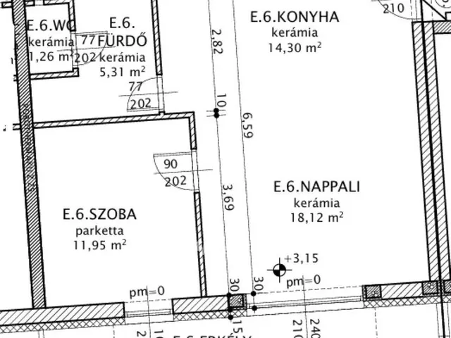 Eladó lakás Jánossomorja, Mosonszentpéter 56 nm
