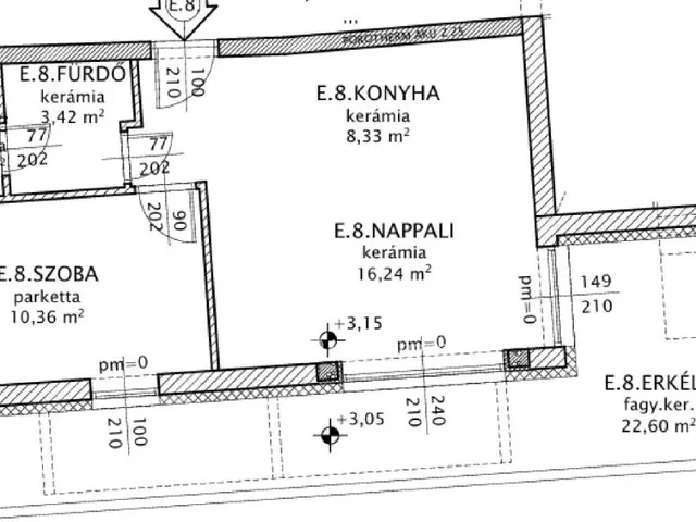 Eladó lakás Jánossomorja, Mosonszentpéter 51 nm