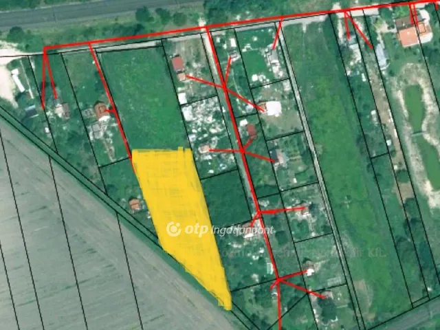 Eladó telek Győr 2423 nm