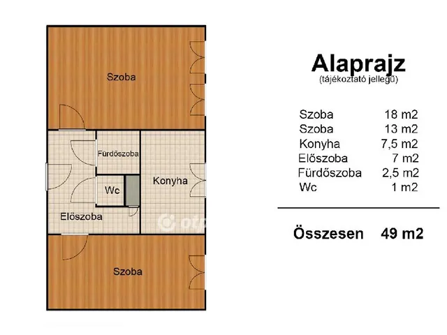 Eladó lakás Győr 49 nm