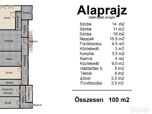 Eladó ház Lázi 100 nm