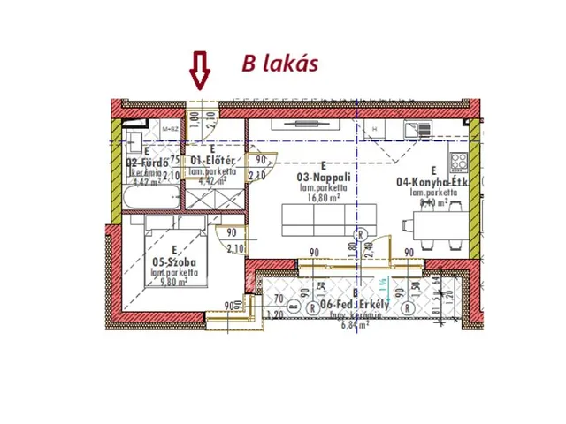 Eladó lakás Mende 43 nm
