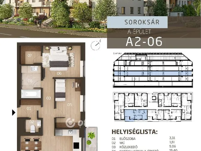Eladó lakás Budapest XXIII. kerület, Soroksár 69 nm