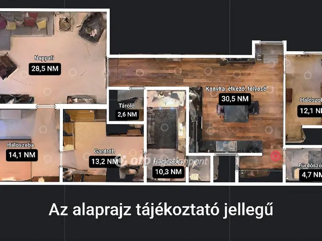 Eladó lakás Budapest VII. kerület 116 nm