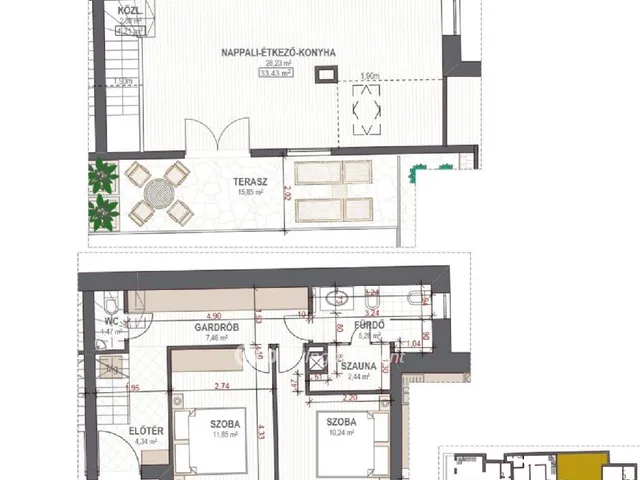 Eladó lakás Budapest VI. kerület 82 nm