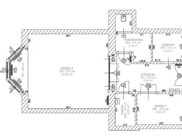 Eladó lakás Budapest V. kerület 58 nm