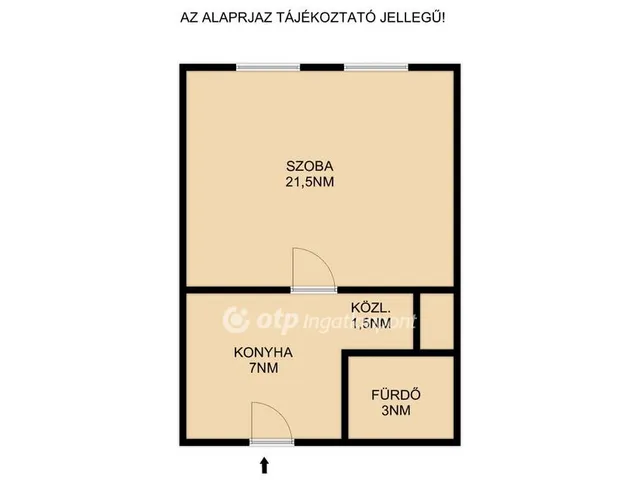 Eladó lakás Budapest III. kerület 32 nm