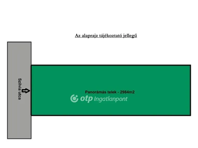 Eladó telek Fót 2984 nm