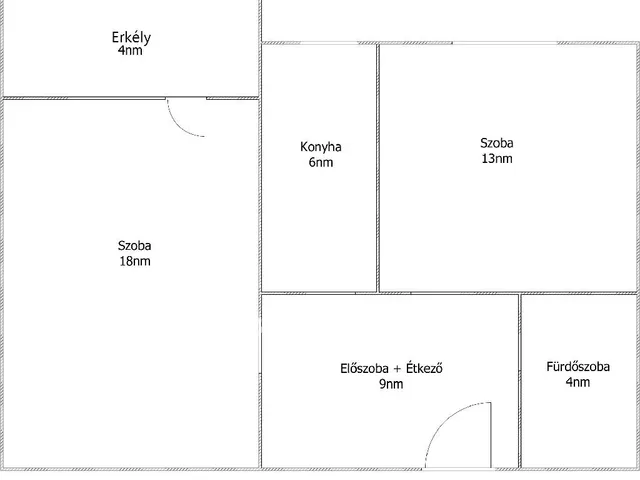 Eladó lakás Budapest III. kerület, Békásmegyer 50 nm