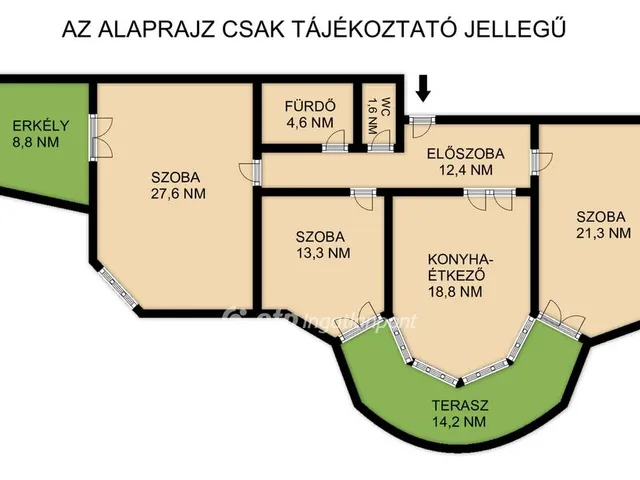 Eladó lakás Budapest I. kerület 123 nm