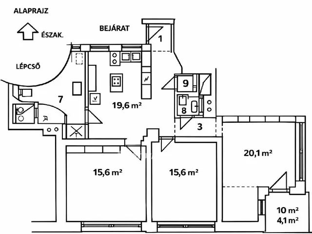 Eladó lakás Budapest III. kerület, Óbuda 93 nm
