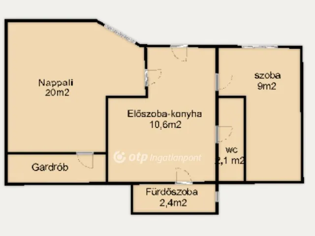 Eladó lakás Budapest IX. kerület 44 nm