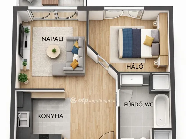 Eladó lakás Budapest III. kerület, Óbuda 39 nm