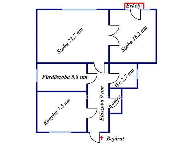 Eladó lakás Budapest XIV. kerület 63 nm