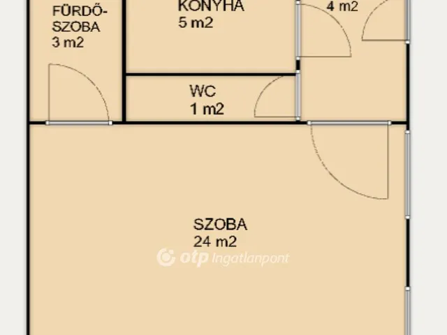 Eladó lakás Budapest VI. kerület 37 nm