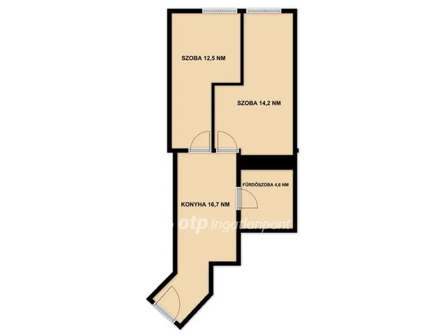 Eladó lakás Budapest VI. kerület 48 nm