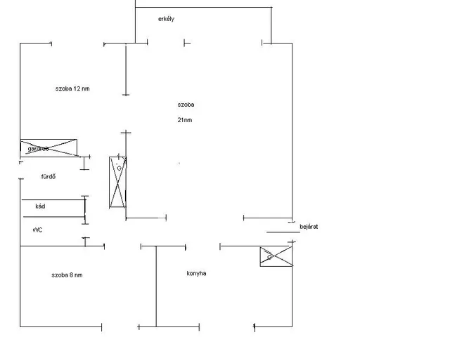 Eladó lakás Budapest II. kerület, Törökvész 62 nm