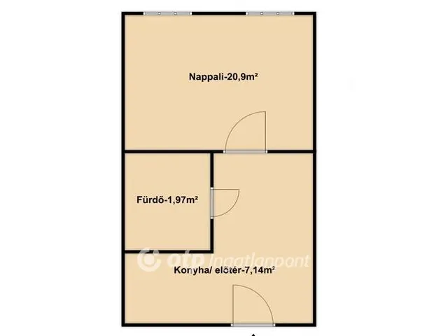 Eladó lakás Budapest VIII. kerület, Józsefváros 30 nm