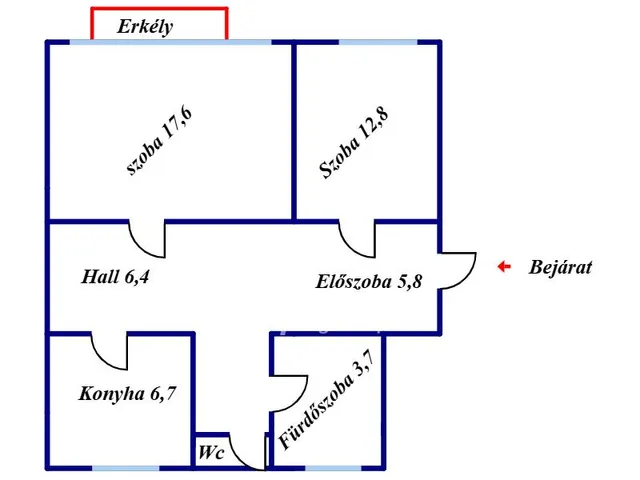Eladó lakás Budapest II. kerület, Pasarét 53 nm