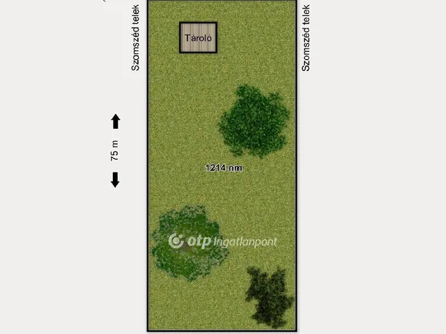 Eladó telek Gyúró 1214 nm