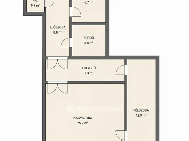 Eladó lakás Budapest VIII. kerület 67 nm