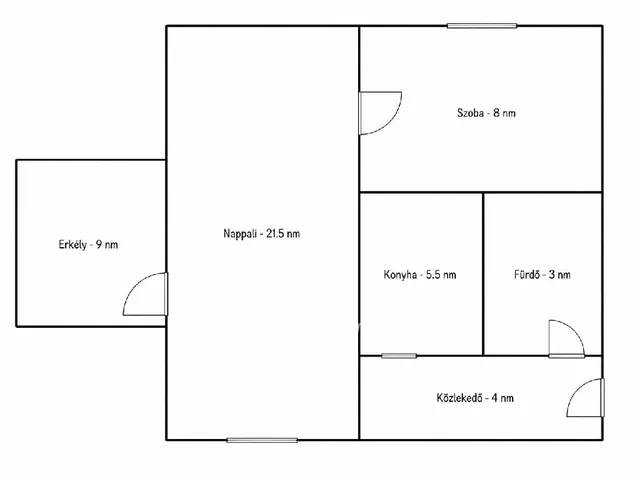 Kiadó lakás Budapest IX. kerület 40 nm