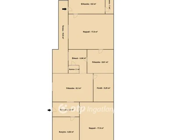Eladó ház Budapest XV. kerület, Rákospalota 86 nm
