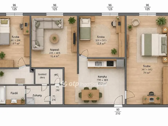 Eladó lakás Budapest VIII. kerület, Józsefváros 87 nm