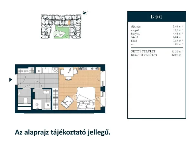 Eladó lakás Budapest XIII. kerület 32 nm