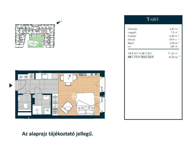 Eladó lakás Budapest XIII. kerület 32 nm
