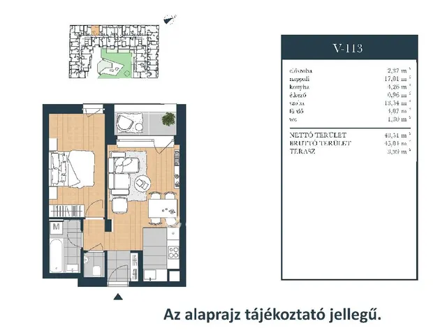 Eladó lakás Budapest XIII. kerület 45 nm