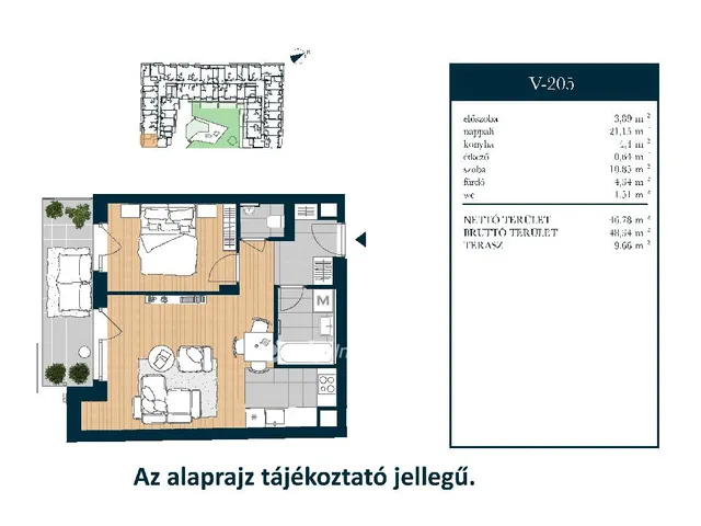 Eladó lakás Budapest XIII. kerület 48 nm