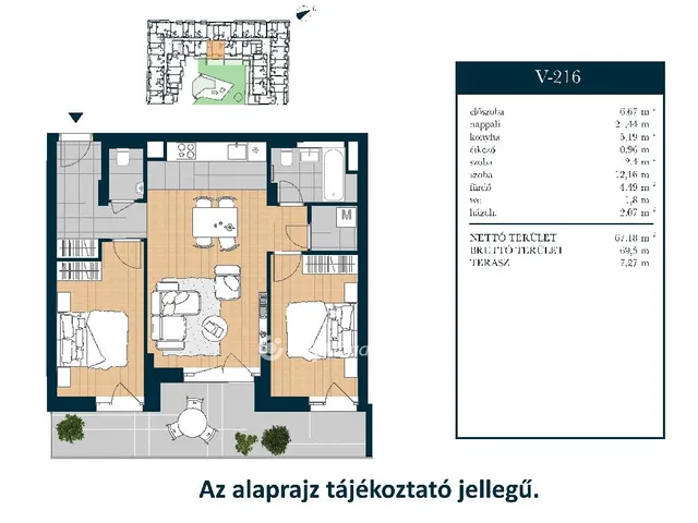 Eladó lakás Budapest XIII. kerület 69 nm
