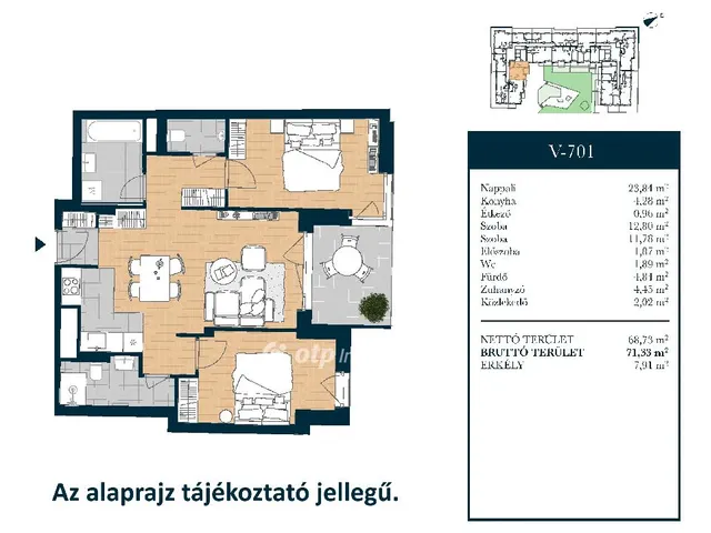 Eladó lakás Budapest XIII. kerület 71 nm