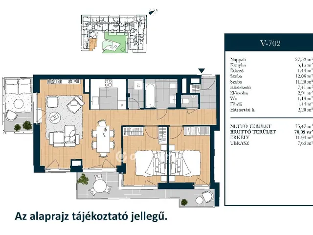 Eladó lakás Budapest XIII. kerület 78 nm