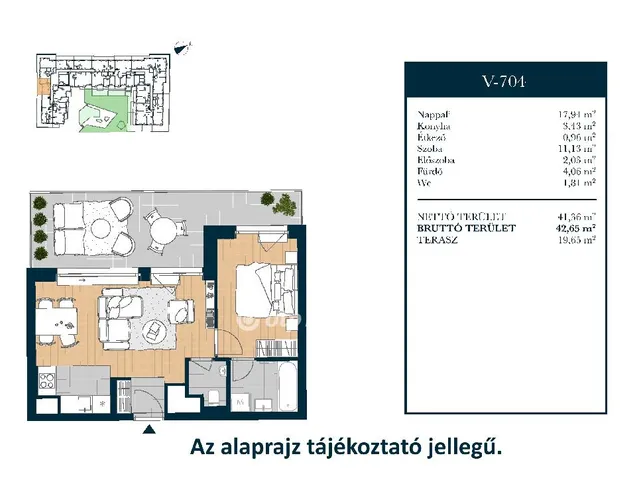 Eladó lakás Budapest XIII. kerület 42 nm