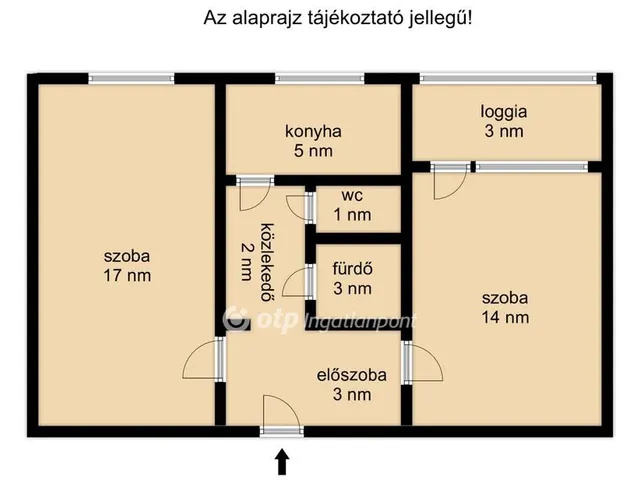 Eladó lakás Budapest III. kerület 48 nm
