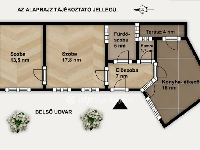 Eladó lakás Budapest XI. kerület 61 nm