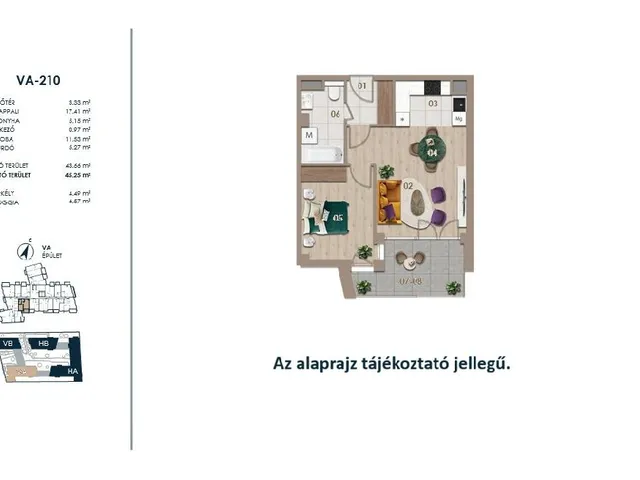Eladó lakás Budapest III. kerület 45 nm