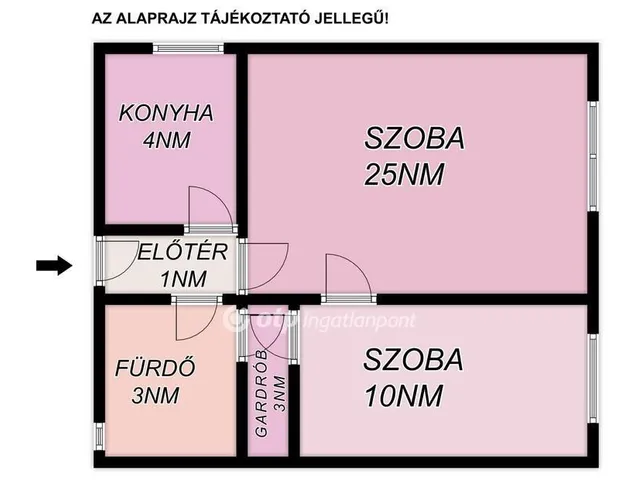 Kiadó lakás Budapest XIV. kerület 46 nm