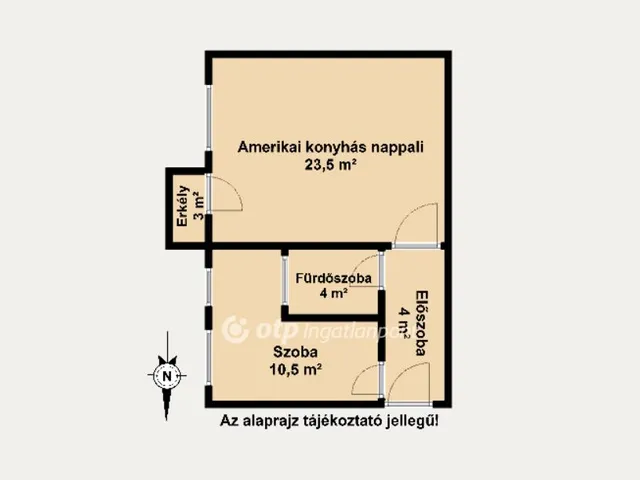 Eladó lakás Budapest VIII. kerület 42 nm