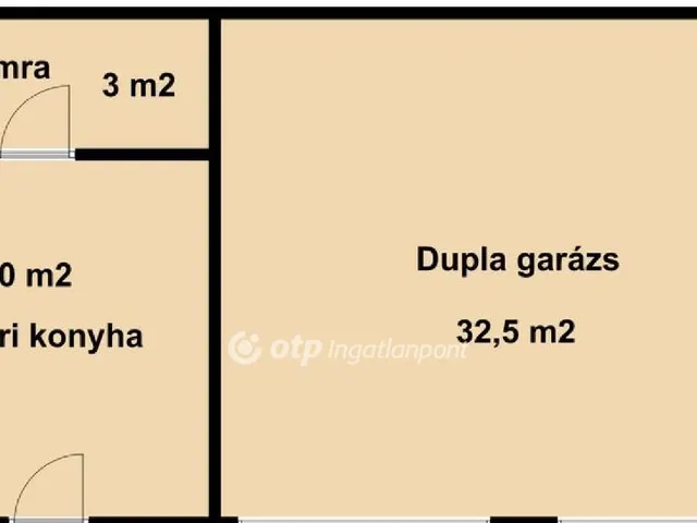 Eladó garázs Hosszúpályi 43 nm