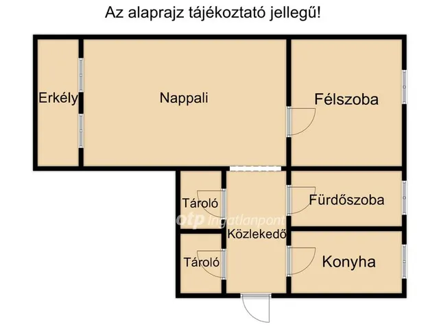 Eladó lakás Debrecen, Belváros 55 nm