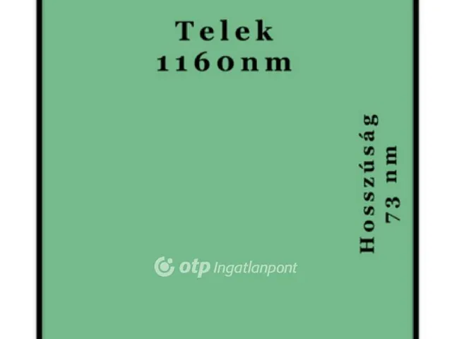 Eladó telek Mikepércs 1160 nm