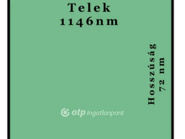 Eladó telek Mikepércs 1146 nm