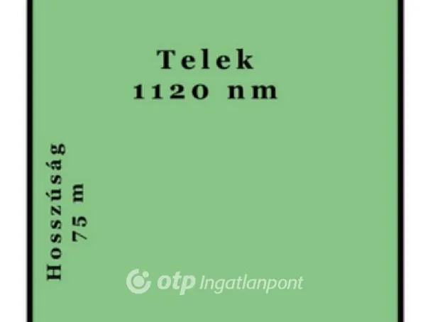 Eladó telek Debrecen, Bánk 1120 nm