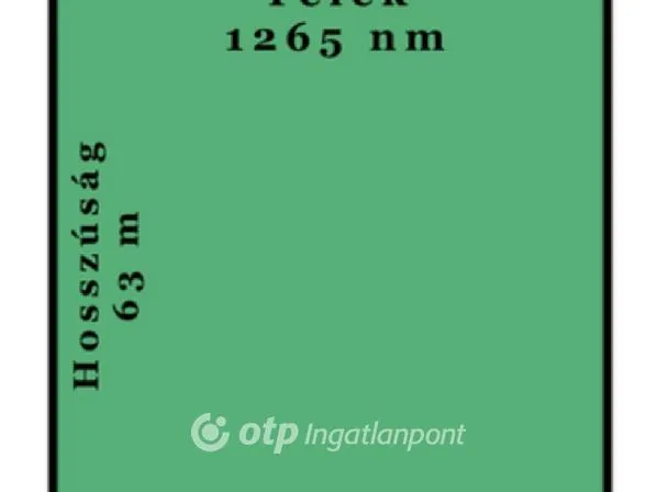 Eladó telek Debrecen, Bánk 1264 nm